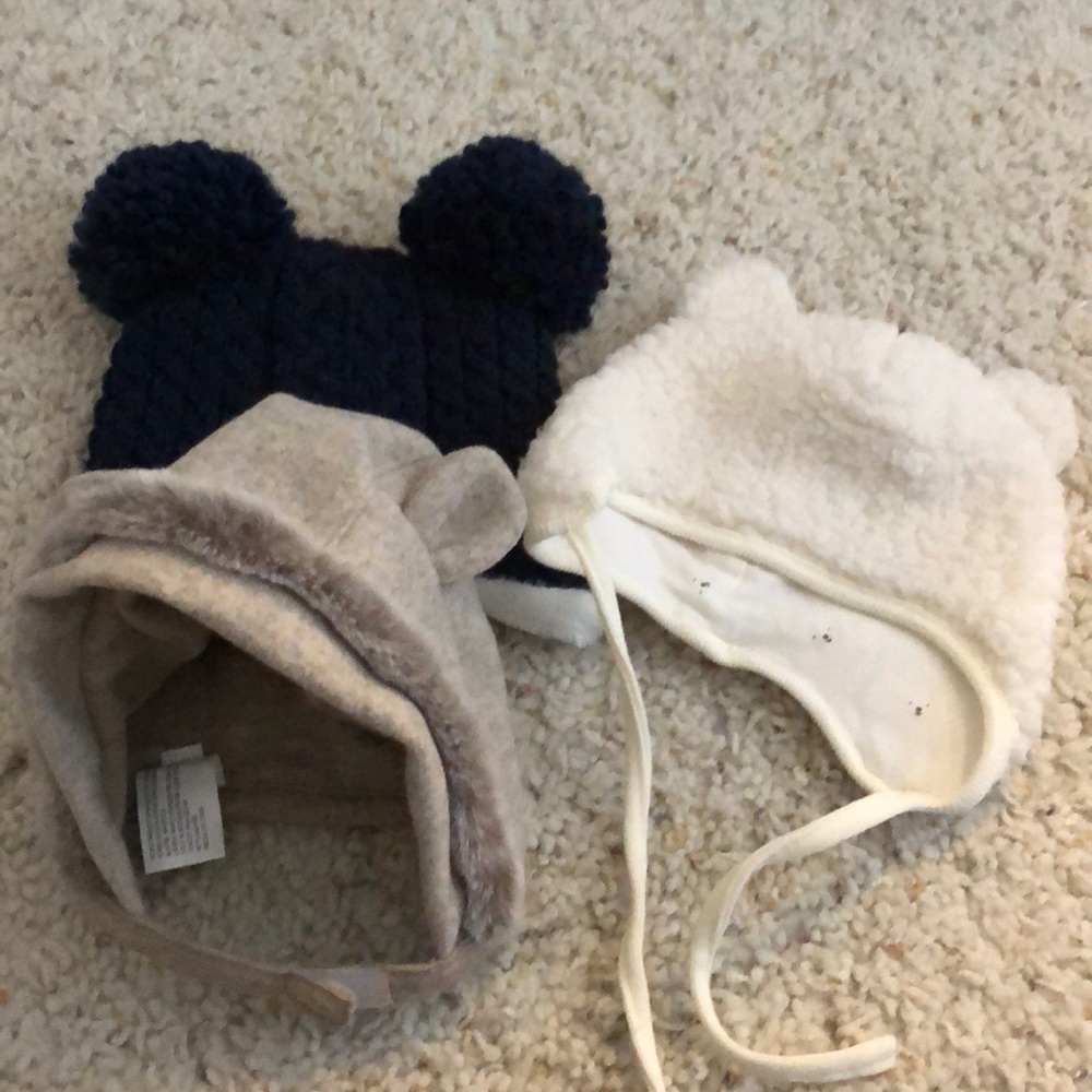 3 Baby infant 0-6 months bonnet